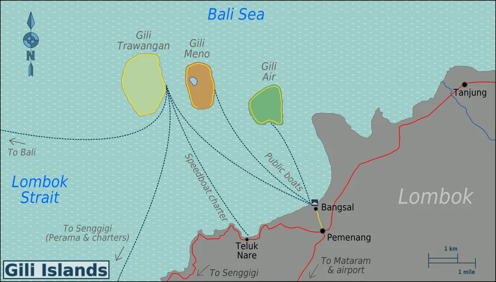 Gili Islands, Indonesia travel destination - best times to visit